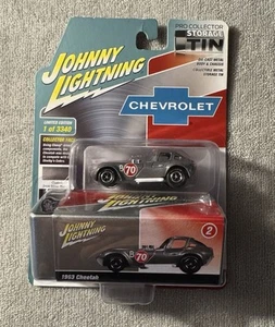 Johnny Lightning 1963 Cheetah Custom Dark Silver Metallic Pro Collector Tin - Picture 1 of 3