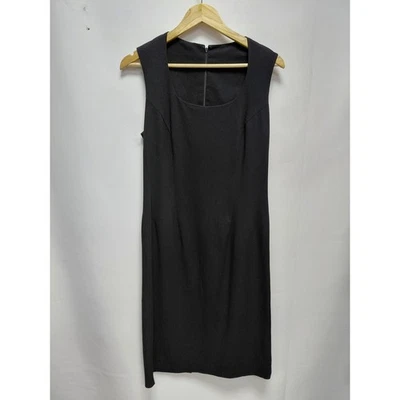 Vestido Vaina Mary McFadden Collection Negro Sin Mangas Talla 10 Foto 1 de 4