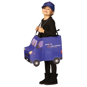 Rasta Imposta Kids' Amazin' Deliveries Truck Costume - Size Small - Blue - Picture 1 of 2