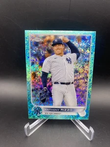 2022 Topps Chrome Aqua Speckle Refractor #73 Anthony Rizzo #/199 Yankees - Bild 1 von 3