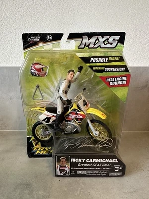 2010 Road Champs MXS Ricky Carmichael #4 Dirt Bike Toy Motocross Suzuki Rare New - Image 1 of 4