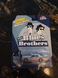 JOHNNY LIGHTNING POP CULTURETHE BLUES BROTHERS CHICAGO POLICE 75 DODGE REL 2 - Picture 1 of 4