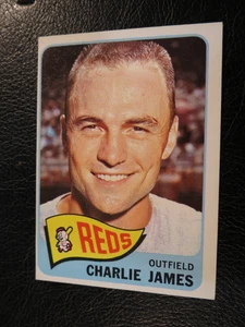 1965 TOPPS BASEBALL SET #141 Charlie James, Cincinnati Reds, VGEX+ oc - Picture 1 of 3