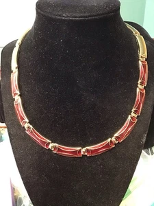 Vintage Monet Art Deco Style Necklace - Picture 1 of 8