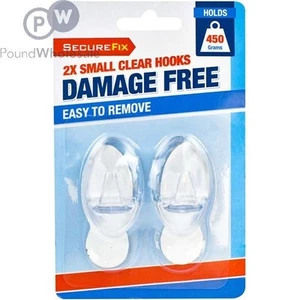 2 x Secure Fix Damage 2x kleine transparente Haken (C-53) - Bild 1 von 1