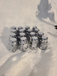 Lot of 16 Chrome Lug Nuts 12mm x 1.50 HT - Picture 1 of 3