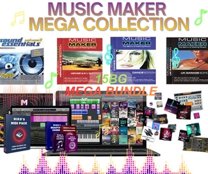 MUSIC MAKER 2024 MEGA COLLECTION BUNDLE. OVER 25,000 OF 15GB LOOPS & SAMPLES - Picture 1 of 8