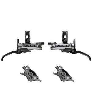 Shimano XTR M9220 Enduro Scheibenbremse Upgrade Kit 4-Kolben Post Mount Paar NEU - Bild 1 von 3