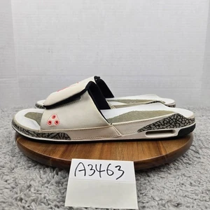Jordan 3 Slide bianco cemento 2014 casual stile di vita slide sandalo uomo 14 428789-106 - Foto 1 di 12