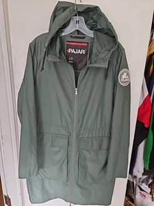 PAJAR Hooded KAITO Unlined Rain Jacket NWOT Olive Green Size Large 38" - Picture 1 of 13