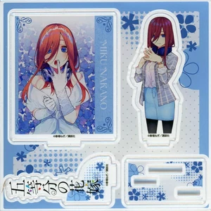 Miku Nakano Acrylic Figure Plate 4.7in Anime Stand The Quintessential Quintuplet - Picture 1 of 1