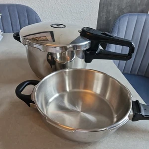 Fissler Vitavit Schnellkochtopf Set Topf 2,5 l und Topf 4,5 l Top Zustand! - Bild 1 von 11