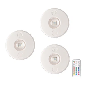 Puck Lights LED RGB dimmbar Unterbaubeleuchtung mit Fernbedienung kabellos5447 - Bild 1 von 21