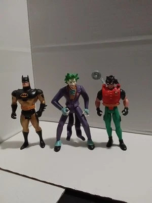 Lote de 3 figuras de acción vintage de Batman años 90 juguetes Foto 1 de 4