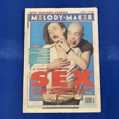 Melody Maker December 12, 1992 A QUESTION OF SEX  - Image 1 of 4
