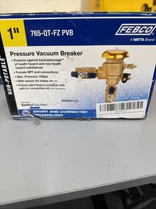 FEBCO Watt 1" Bronze Druck Vakuum Brecher Ventil 765-QT-FZ PVB, T950010 Neu - Bild 1 von 2