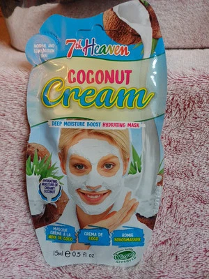 7TH HEAVEN Coconut Cream Deep Moisture Boost Hydrating Face Mask 15ml - Image 1 of 3