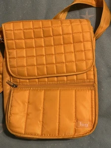 Lug Moped Crossbody gesteppte Tasche Handtasche Ringelblume Reiseruck verstellbarer Riemen gebraucht - Bild 1 von 6