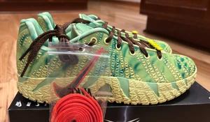 Nike Ja 3 Halloween GS Light Lemon Twist Black Hemp IM8683 700 Size 7Y - Picture 1 of 9