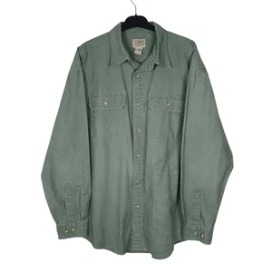 Camicia verde L.L.BEAN manica lunga casual cotone uomo L - Foto 1 di 5