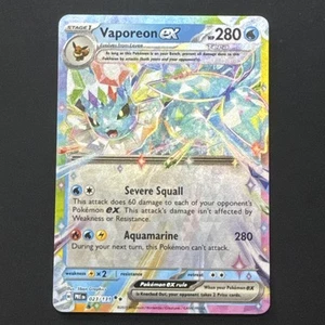 Vaporeon EX 23/131 Pokemon Prismatic Evolution - Picture 1 of 3