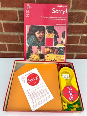 Vintage SORRY Waddingtons Board Game 1973 Complete - Image 1 of 4