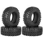 4PCS 90mm 1.9 Rubber Tire Wheel Tyres for 1/10 RC Crawler Car  TRX4 RC4WD7617