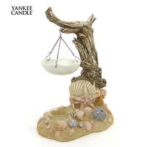 Yankee Candle SEASHELLS & DRIFTWOOD 11" Wax Tart Burner Hanging Basket 1143964 - Picture 1 of 12