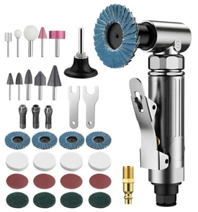 Profi Druckluftschleifer Set,Druckluft Exzenterschleifer 90° Winkelschleifer - Bild 1 von 17