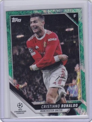Cristiano Ronaldo 2021-22 Topps UEFA Champions League Jade Edition - Image 1 of 2