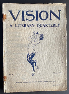 1924 1st Norman Lindsay VISION ISSUE 4 with 18 drawings FREE EXPRESS AUST