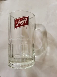 Vintage Schlitz Bierglas Krug "The Beer that Made Milwaukee Famous" - Bild 1 von 3