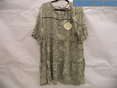 Knox Rose: Vestido de manga media XXL para mujer (verde) 195995217103 Foto 1 de 4