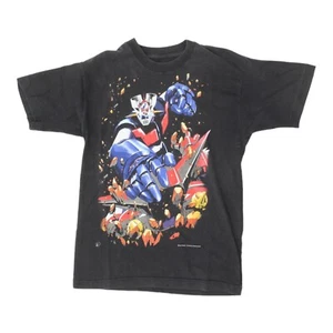 Camiseta negra Mazinger para hombre | Anime manga Go Nagai vintage de una sola puntada de los 90 - Imagen 1 de 2
