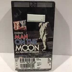 Celebrate Man on the Moon with Walter Cronkite VHS Tape New Sealed - Imagen 1 de 4