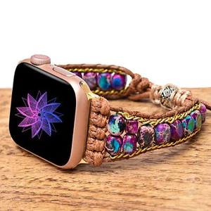 Handmade Bohemian Watch Band for Apple iWatch 10 9 8 7 6 5 4 3 2 1 Watch Strap - Picture 1 of 9