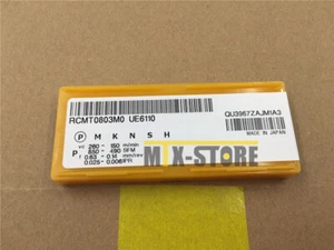 10pcs/BOX New MITSUBISHI RCMT0803MO UE6110 RCMT0803M0 Carbide Insert - Picture 1 of 6