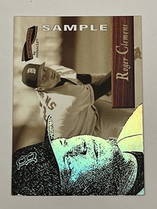 1996 Pinnacle Aficionado Sample #9: Roger Clemens Boston Red Sox