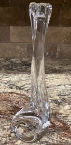 ONE(1) RARE CRYSTAL TIFFANY & CO. ELSA PERETTI BONE SERIES CANDLE HOLDER 9 3/4”T - Picture 1 of 12