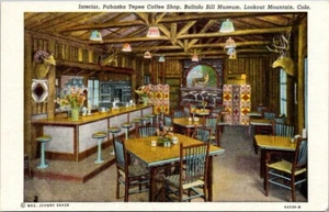 Pahaska Tepee Coffee Shop Buffalo Bill Museum Lookout Mountain CO Postcard UNP - Picture 1 of 2