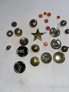 Gold Replacement Button Bells Embellishing Western Vintage  - Picture 1 of 6