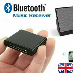 Bluetooth A2DP Music Receiver ,Audio Adapter For iPod, iPhone 30Pin Dock Speaker - Picture 1 of 14