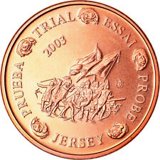 [#370487] Jersey, Médaille, 2 C, Essai Trial, 2003, Paranumismatique, FDC, Coppe