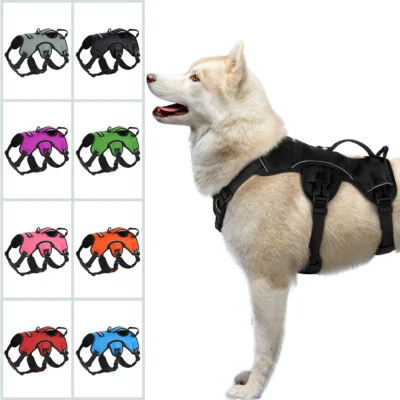 rabbitgoo Escape Proof Dog Harness with Lift Handle Reflective Adjustable Vest - Image 1 of 4
