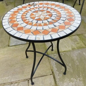 Vintage Garden Table Outdoor Patio Balcony Coffee Plant Stand Bistro Furniture - Picture 1 of 4