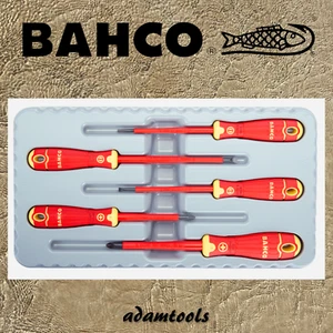 new - BahcoFit VDE Insulated Slotted Screwdriver - B220.005 - Picture 1 of 1