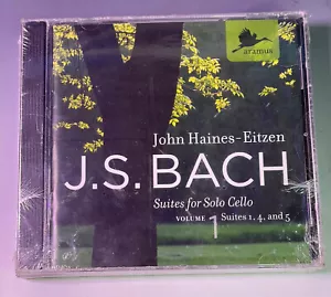 John Haines-Eitzen J.S. Bach Suites for Solo Cello Volume 1 & 2 Suites 1-6 CDs - Picture 1 of 13