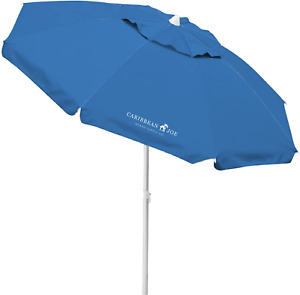 Parapluie de plage, parapluie solaire inclinable portable et réglable avec protection UV, Ve