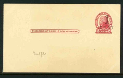 Scott UX33 1c Re-Value Surcharge UPSS S45-16 Indianapolis 9D12 31 - Image 1 of 2