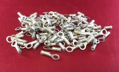 TERMINAL LENGÜETA ANILLO PIDG TE CONNECTIVITY 323990, TAMAÑO 10, 24-20 AWG (100 PIEZAS) Foto 1 de 3